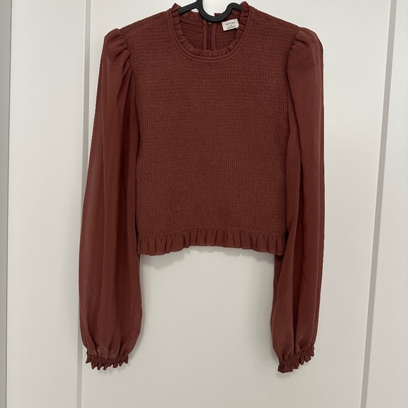 Wilfred Tops - Aritzia Wilfred Tempest Blouse, XS